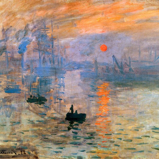 Monet, Impresion, sol naciente